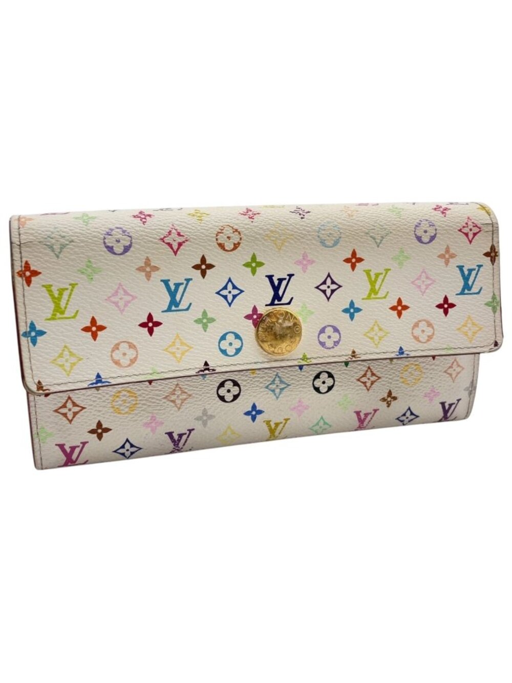 481279CR T4 Louis Vuitton Wallet Long Monogram Multicolor